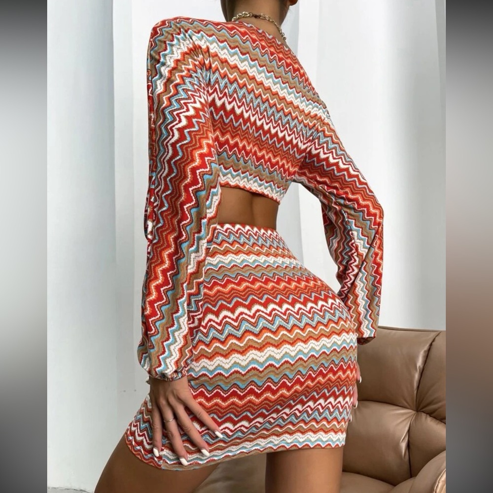Cutout mini dress